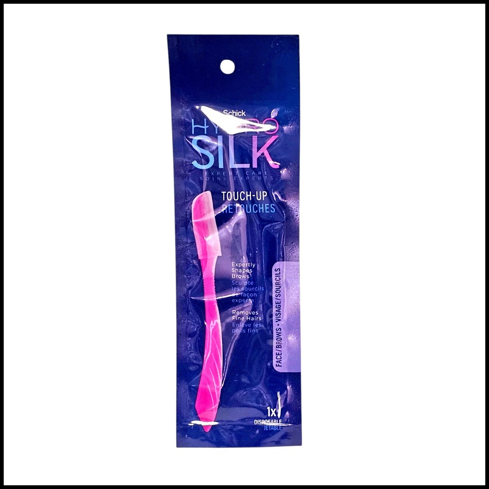 Schick Hydro Silk Touch-Up Multipurpose Exfoliating Dermaplaning Tool Pink